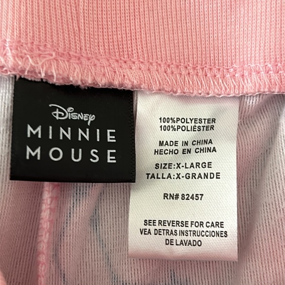 Disney soft brushed feel Pink Minnie Mouse Pajama bottoms. Size various. NWT. - Picture 6 of 7